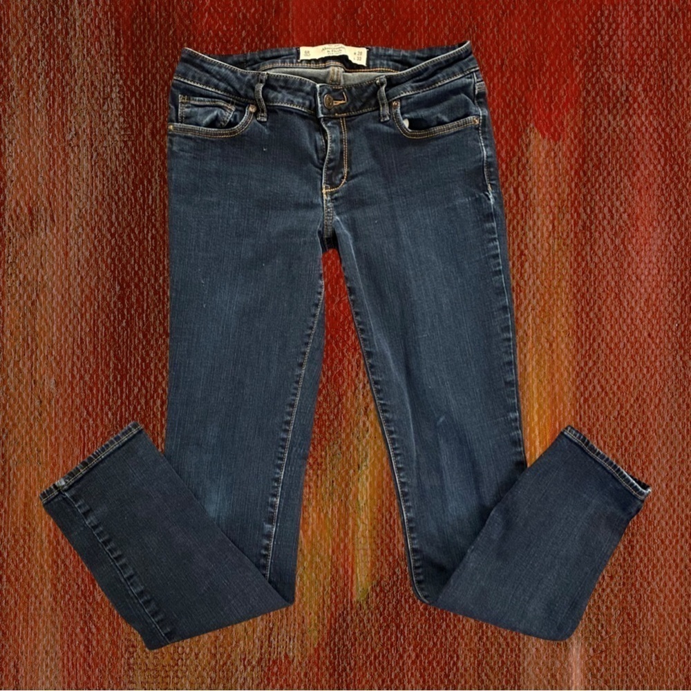 ABERCROMBIE & FITCH Women’s Mid Rise Super Skinny Jeans